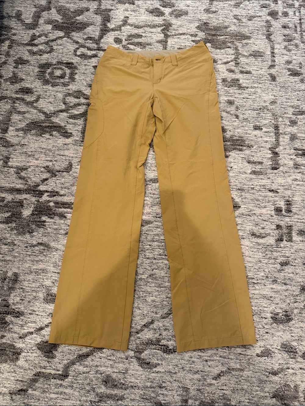 Patagonia Wide-Leg Pants in Mustard